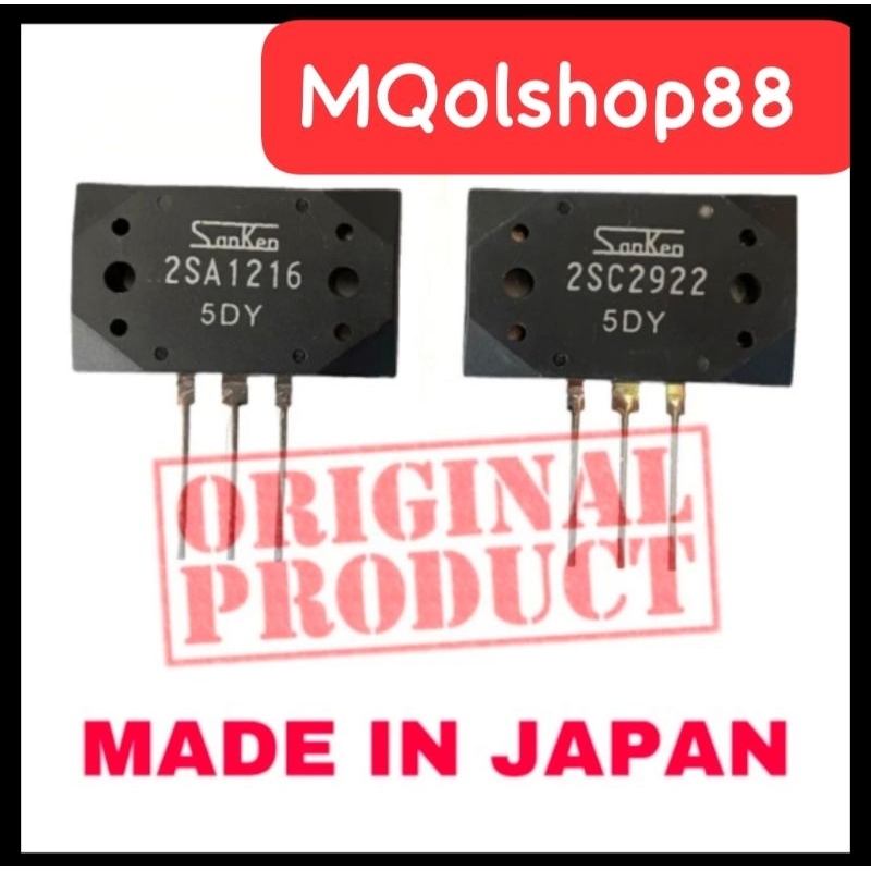 TRANSISTOR FINAL SANKRN ORIGINAL 2SA1216 2SC2922 transistor SANKEN 1SET 2SA1216 2SC2922