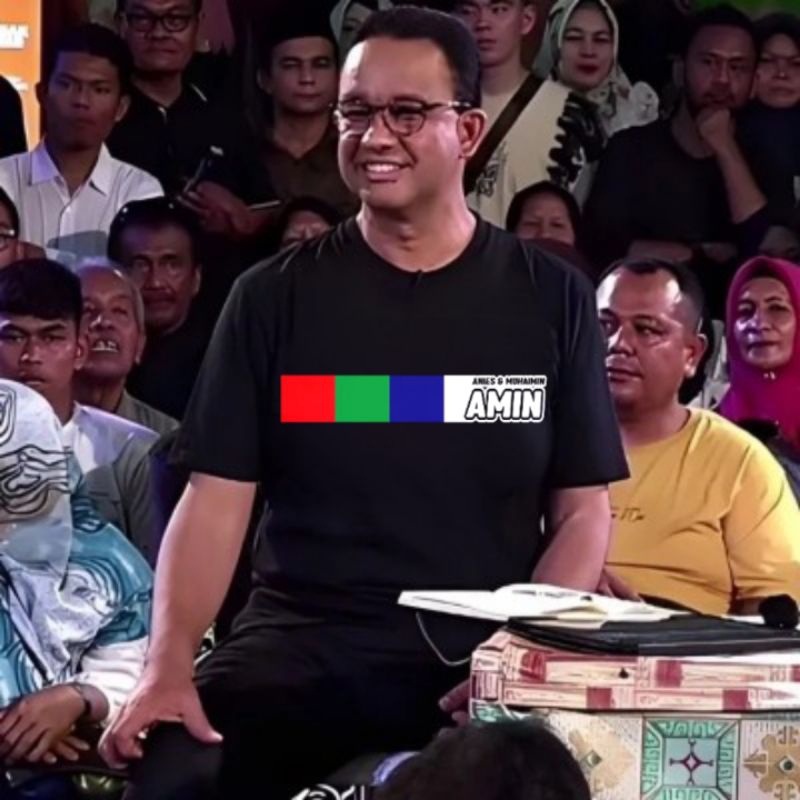 Kaos timnas AMIN hitam asli