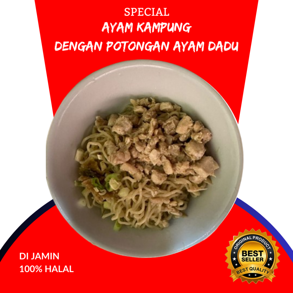 

Bakmie Anita - (HALAL) Bakmie Kecil / Bakmie Lurus Spesial Ayam Kampung