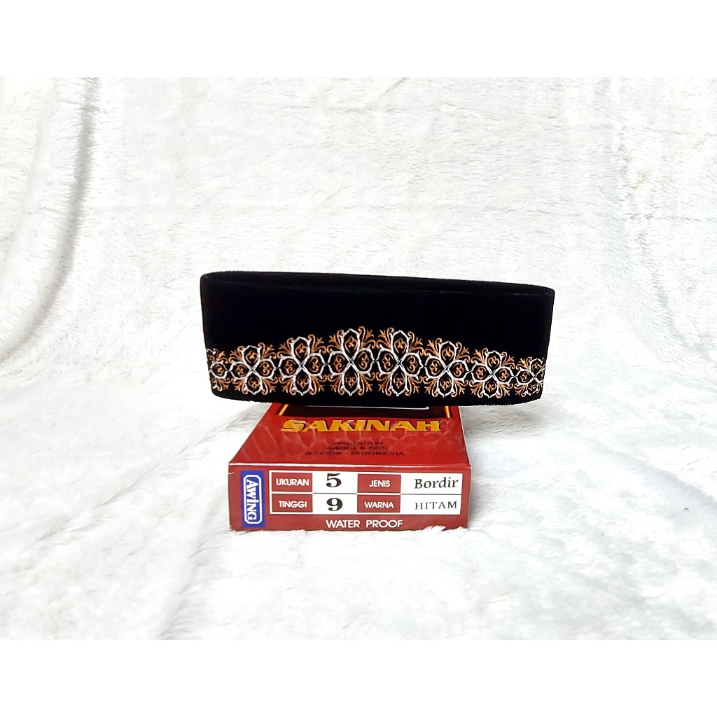 Songkok Awing Type Sakinah Bordir / Peci Awing Sakinah Bordir