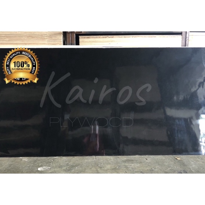 Kode CLD689 Triplek Melamin Hitam 3mm Kilat  Multiplek Melamin Hitam Glossy