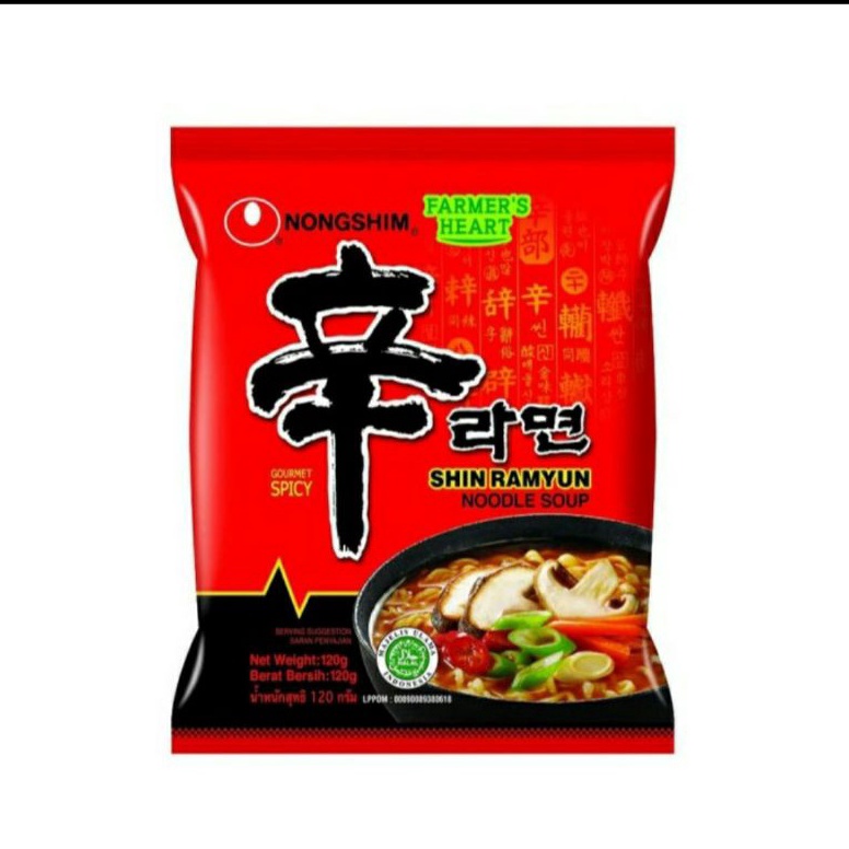 

TIPE BVP131 Nongshim Shin Ramyun Spicy Mushroom Halal MUI