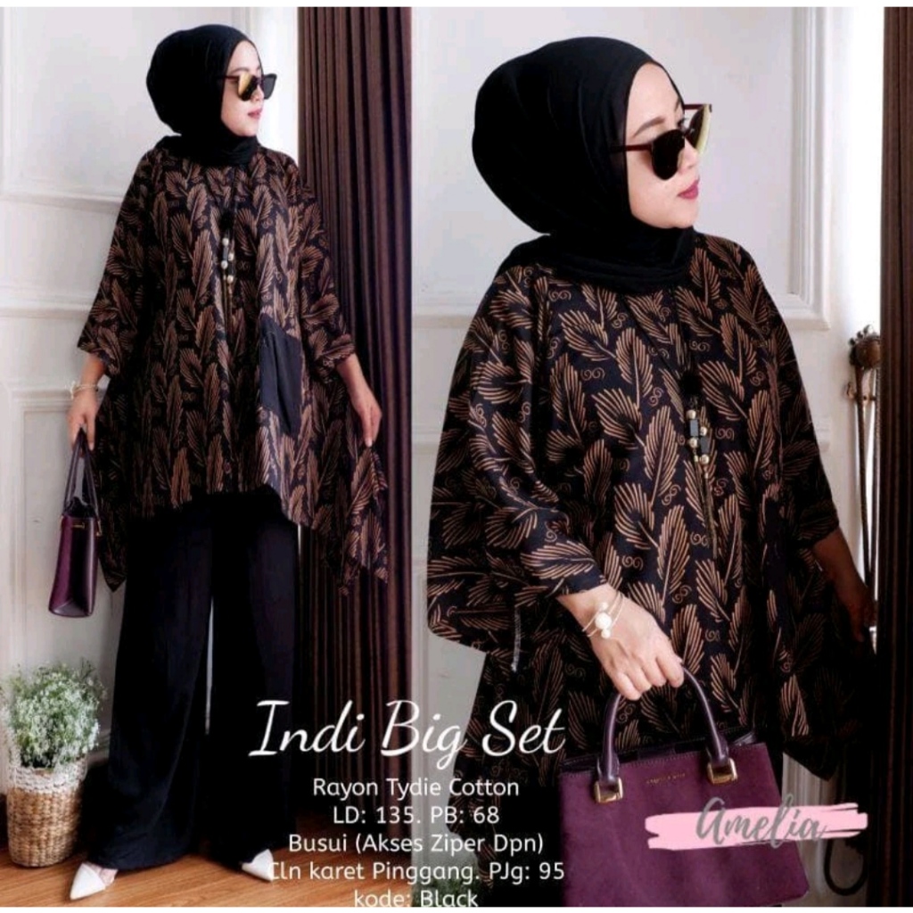 Baju Pesta Setelan Jumbo Wanita Muslimah Adem Mewah Elegan Trand Kondangan Viral Model Terbaru Lebar