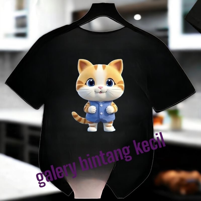 kaos anak lucu kaos anak-anak kaos anak kucing baju anak-anak kucing