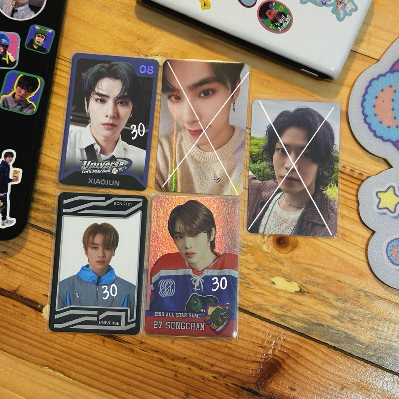 PC PHOTOCARD NCT U WAYV XIAOJUN SUNGCHAN UNIVERSE LET'S PLAY BALL TC TRADING CARD CONCEPT RESONANCE 