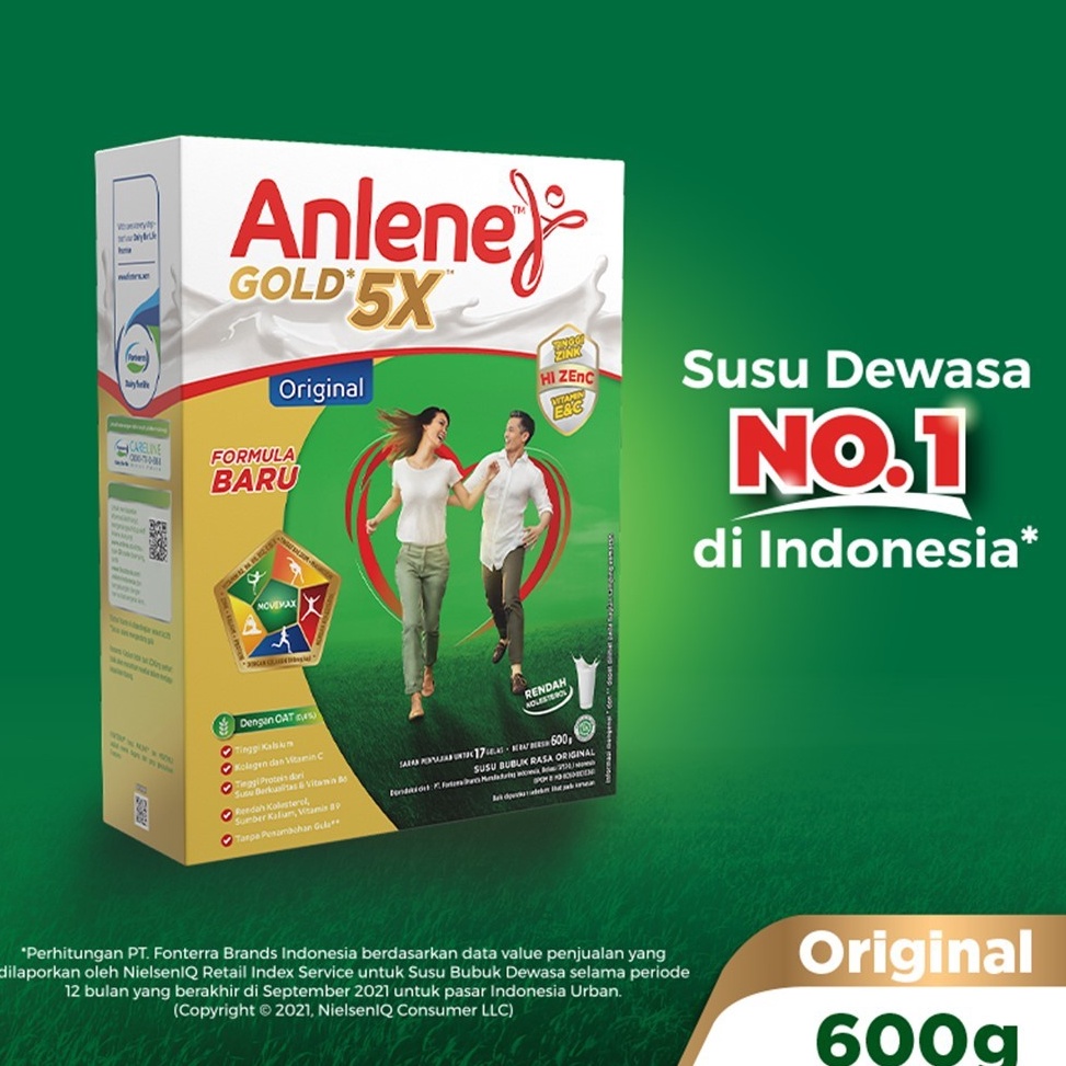 

TIPE XFC6 Anlene Gold 5X Susu Bubuk Dewasa Original 6g Nutrisi Tinggi Kalsium Untuk Tulang Sendi dan Otot