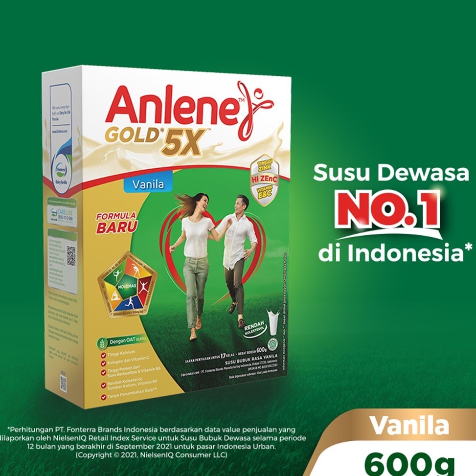 

MODEL LCM58 Anlene Gold 5X Susu Bubuk Dewasa Vanila 6g Nutrisi Tinggi Kalsium Untuk Tulang Sendi dan Otot