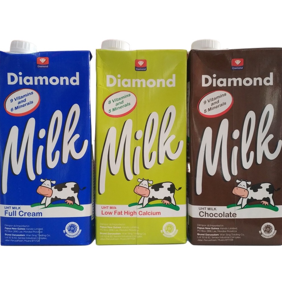 

MODEL PWA22 Susu Diamond UHT 1 Liter Diamond Milk Full Cream Cokelat