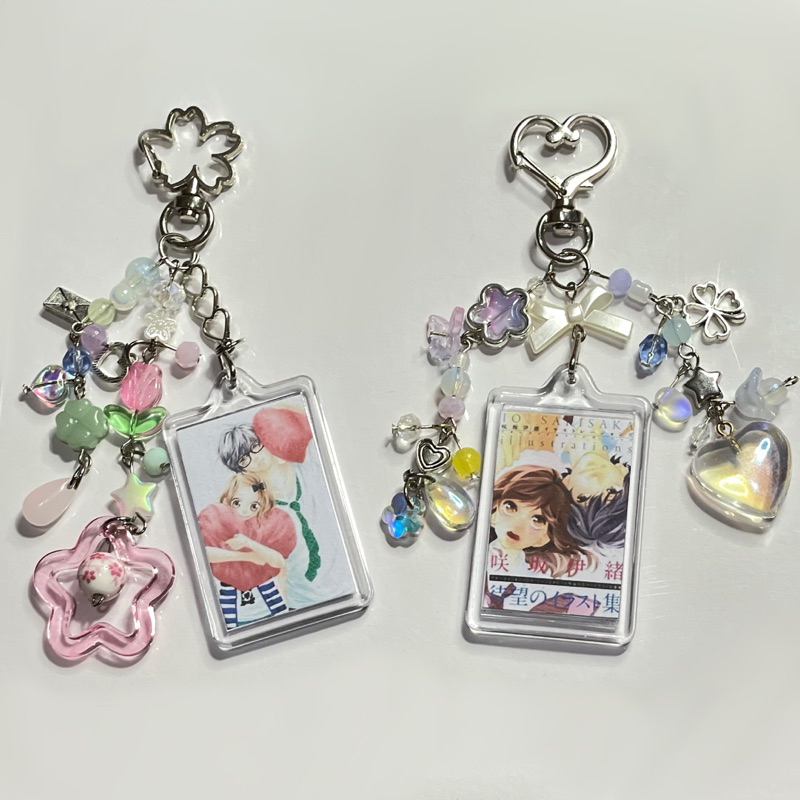 ao haru ride couple phone strap | charm | keychain | keyring | mabuchi kou | yoshioka futaba