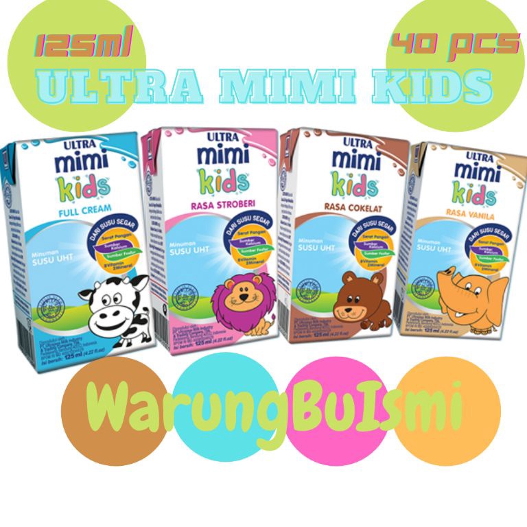 

KODE ELW765 Murah Promo Susu Ultra Mimi Kids 125ml Semua Rasa Isi 4pcs dus