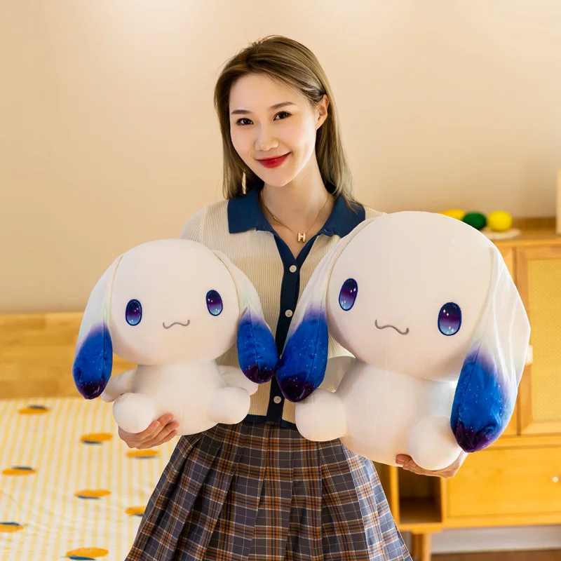 Boneka Cinnamoroll Sanrio Galaxy Plush Doll Toys Bahan Halus Hadiah Ulang Tahun Anak Ukuran 40cm