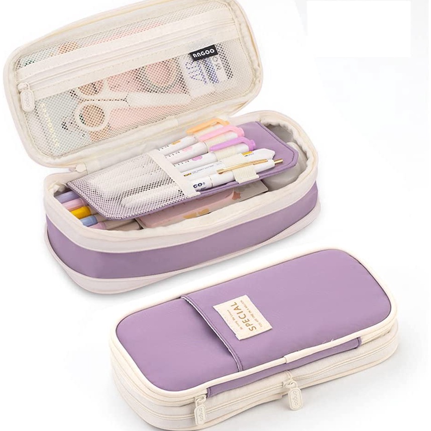 

Bestseller Angoo Kawaii Pencil Cases Large Capacity Pencil Bag Pouch Holder Box for Girls Office Student Stationery Organizer ool Supplies