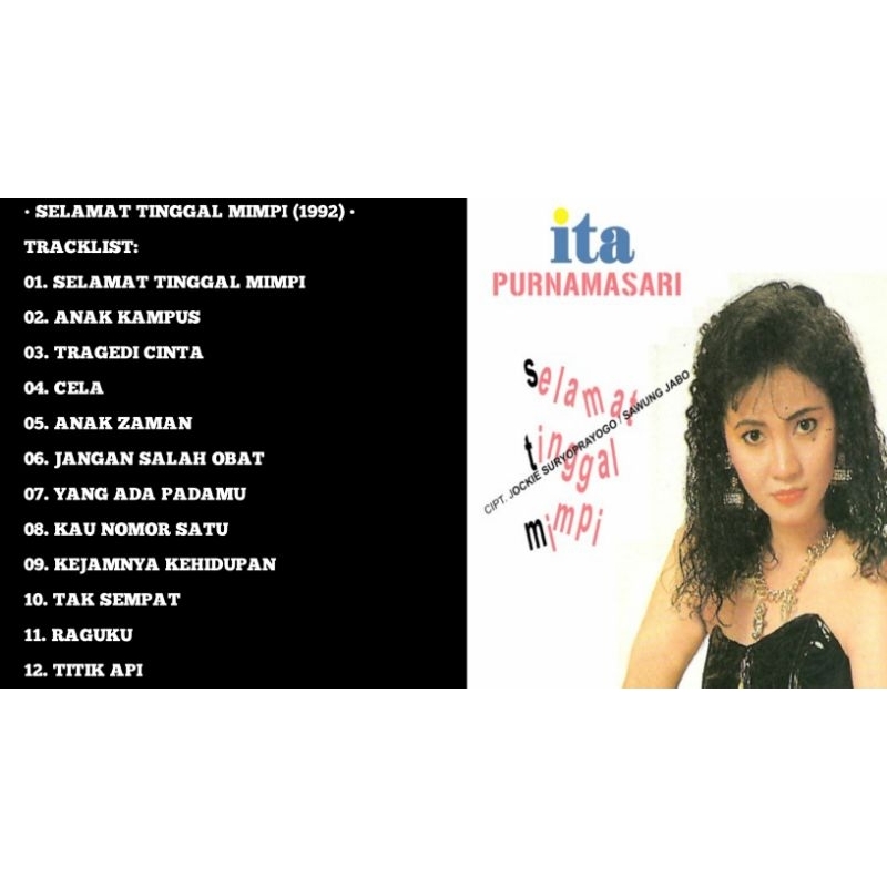 ita purnamasari selamat tinggal mimpi cd album 1992