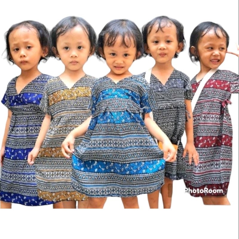 Daster Kimono Chibi Anak 1-6 Tahun Rayon Premium