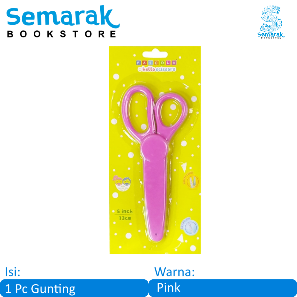 

Pascola Hello Scissors Gunting - Pink