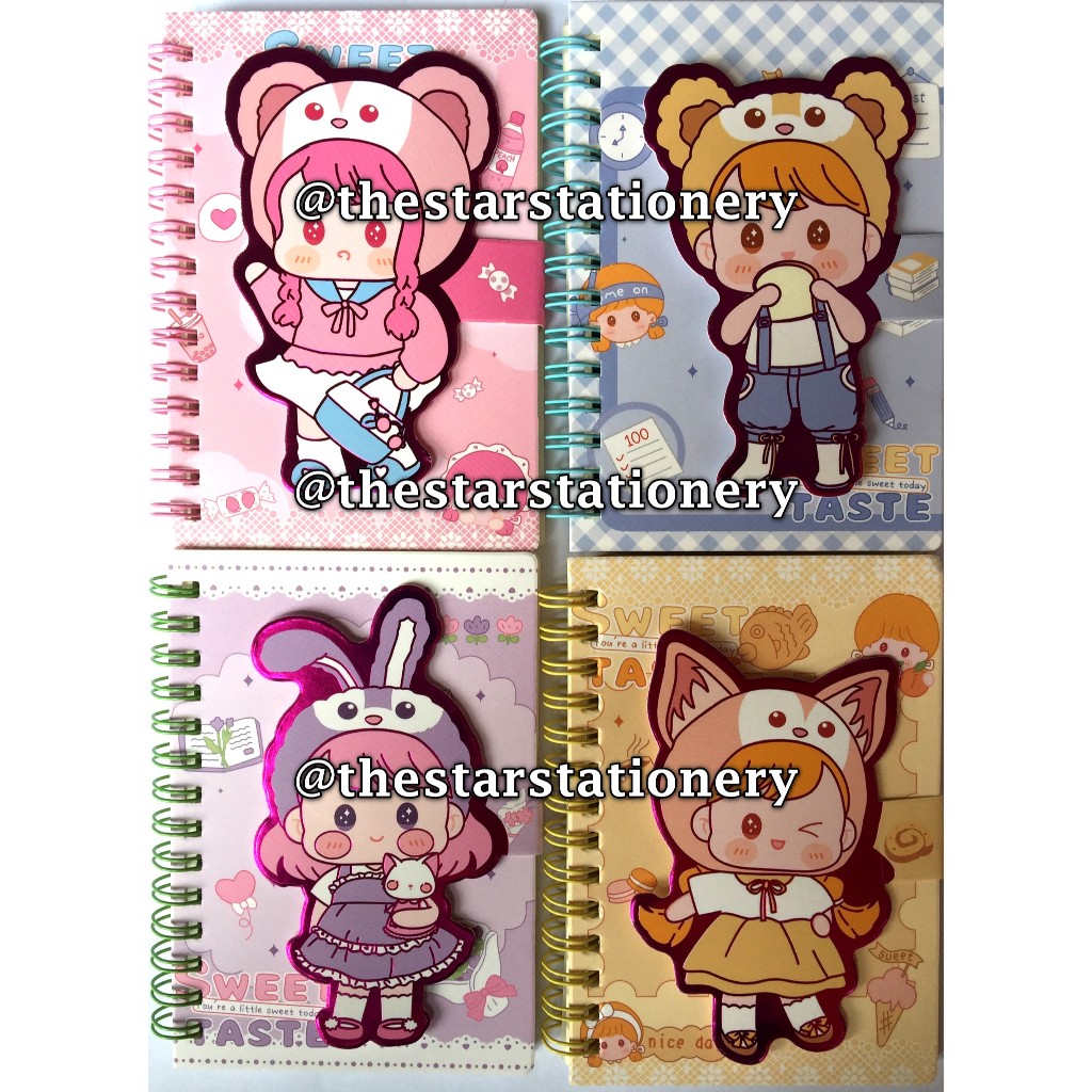 

(1 Biji) GROSIR Spiral Note Book A6 80-90 Lembar 13 x 9.5 x 1 cm / Note Pad Spiral / Note book Spiral Fancy / Note book Ring / Note Book Mini Spiral / Buku Tulis Spiral Karakter / Spiral Notebook Depai A6-203-5