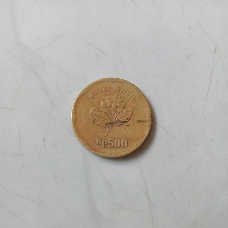 uang koin 500 gambar melati