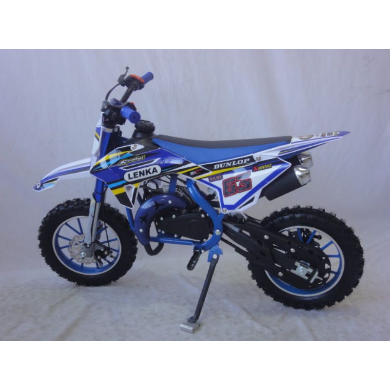 MOTOR TRAIL MC 63 50CC MODEL TERBARU DOUBLE KNALPOT MESIN 2 TAK ~MOTOR MINI-MOTOR CROSS-MAINAN MOTOR