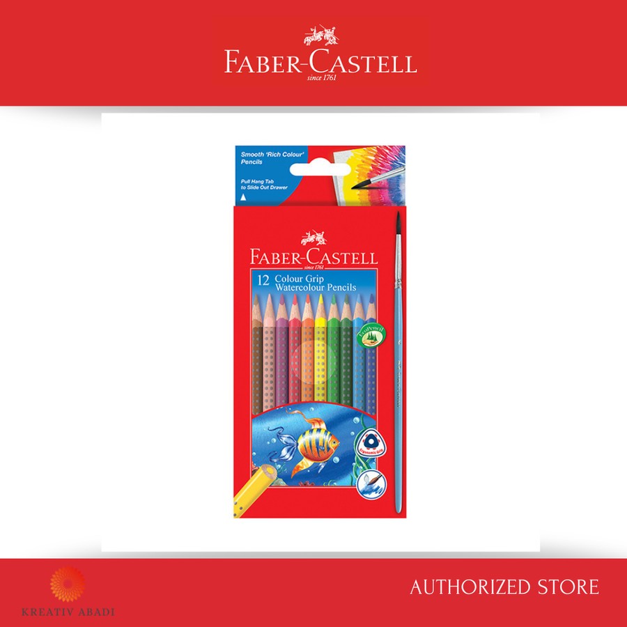 

Faber-Castell Water Soluble Grip Dot 12 (include the brush)