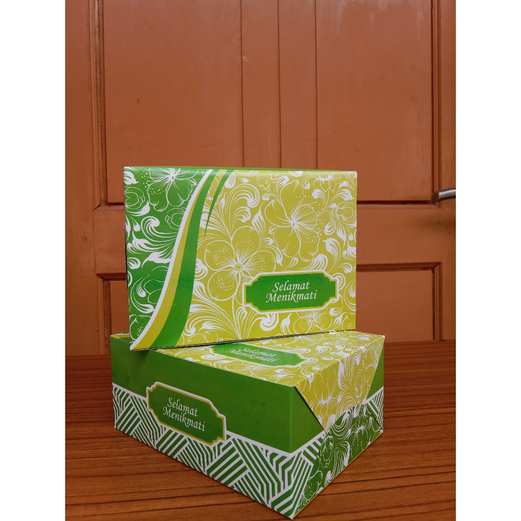 

RB 50 PCS Dus kue ukuran 12x14 , dus snack ukuran 12x14 RB