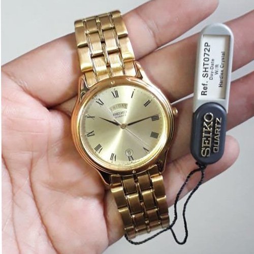 JAM TANGAN PRIA SEIKO CLASSIC SHT072P GOLD
