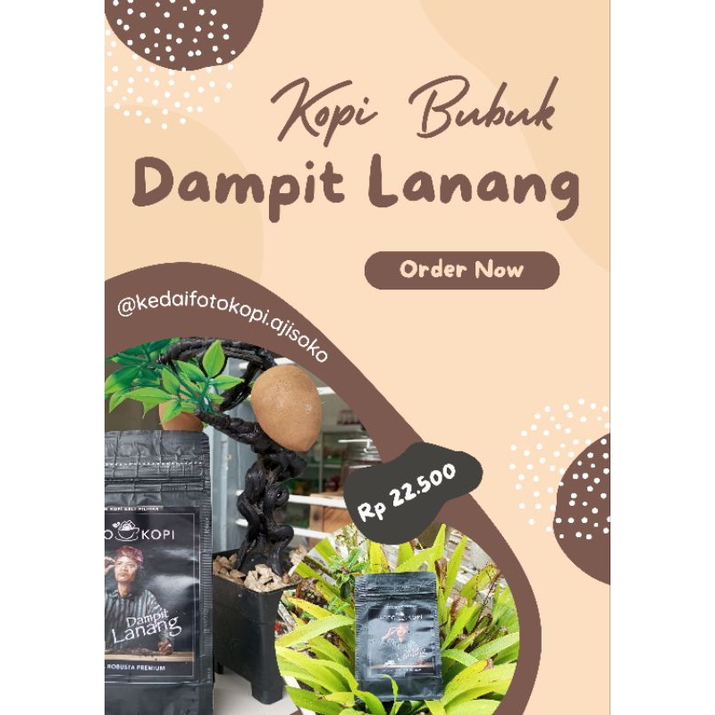 

Kopi Bubuk Dampit Lanang 100g