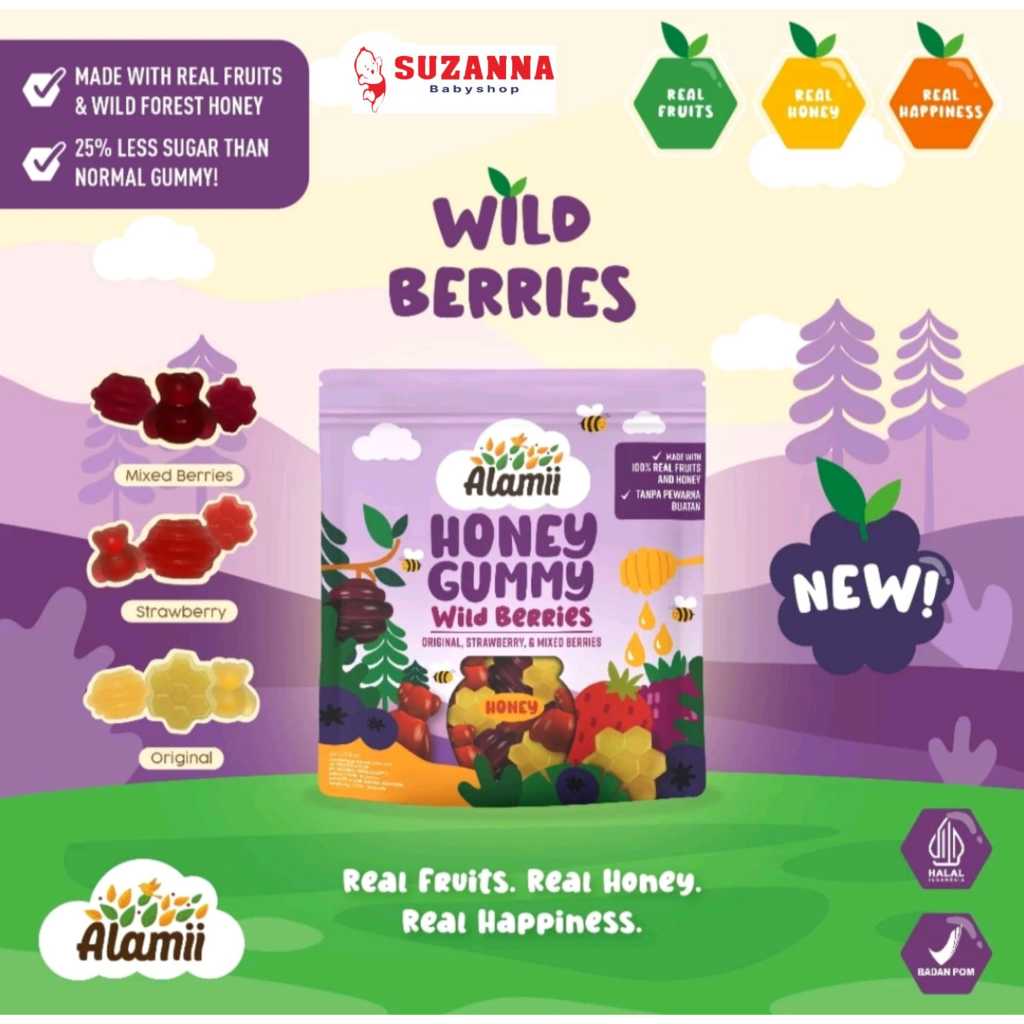 

Alamii Honey Gummy - Wild Berries