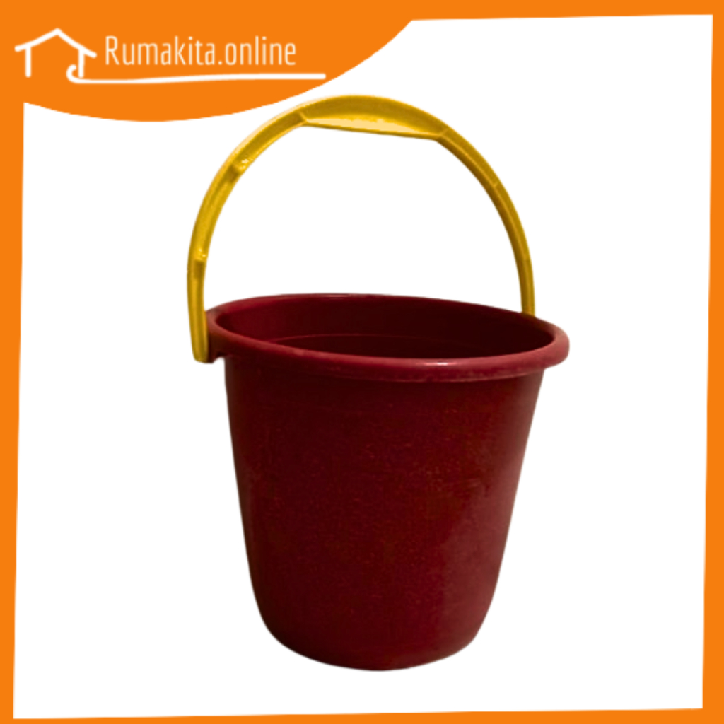 Timba GPT-5TC 19 Liter /Timba Hitam+Tutup Murah/ Ember Plastik Hitam 19 Liter