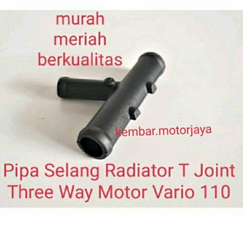Pipa Sambungan Selang Radiator Vario 125 Sambungan T Radiator Vario Kualitas Original