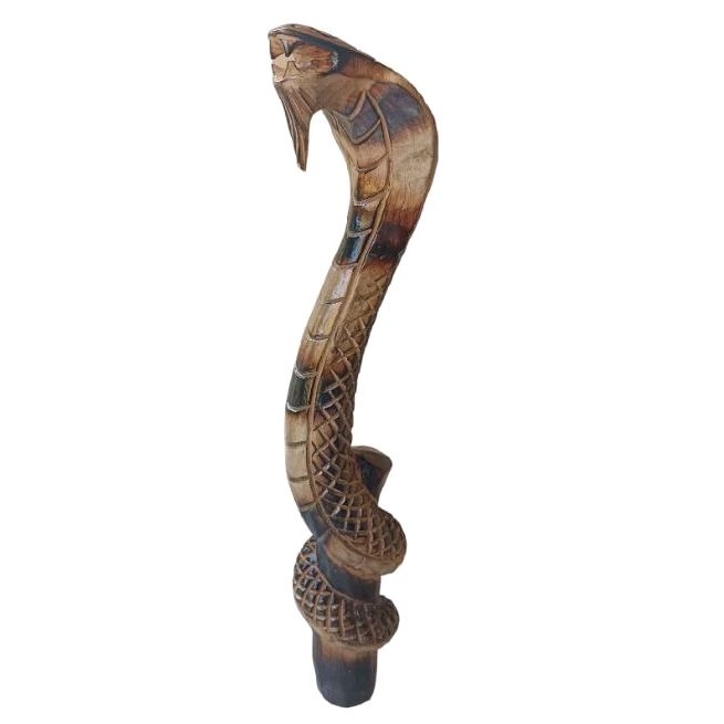 HANDLE MOBIL/TUAS GIGI/SHIFT KNOB UNIVERSAL MOTIF ULAR LINGKAR SALUR (KAYU)