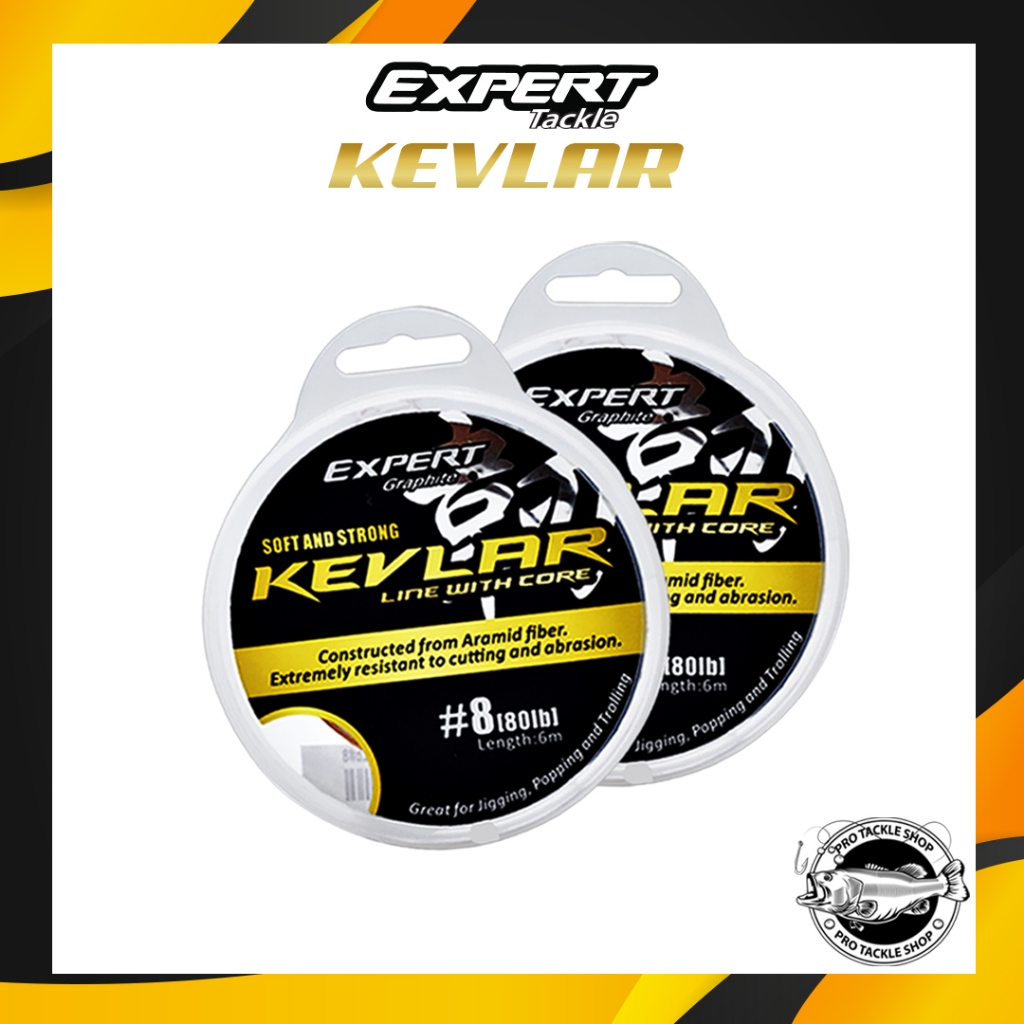 EXPERT Senar Pancing KEVLAR LINE With Core Assist Hook
