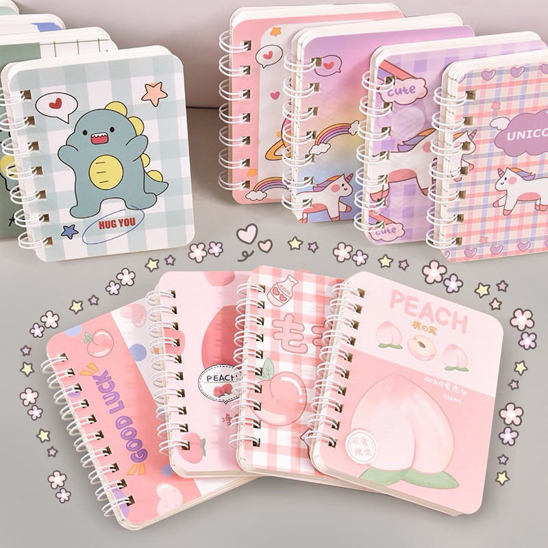 

[DWCORNER] Buku Notebook Mini A7 / Buku Lucu Mini Motif / Notebook Mini Alat Tulis Sekolah
