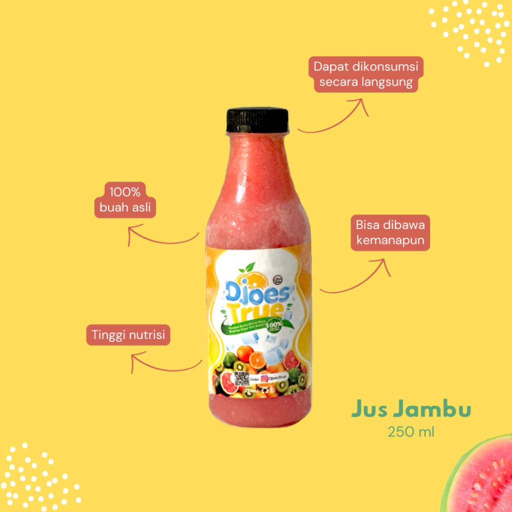 

Djoestrue Jus Jambu buah asli 250ml