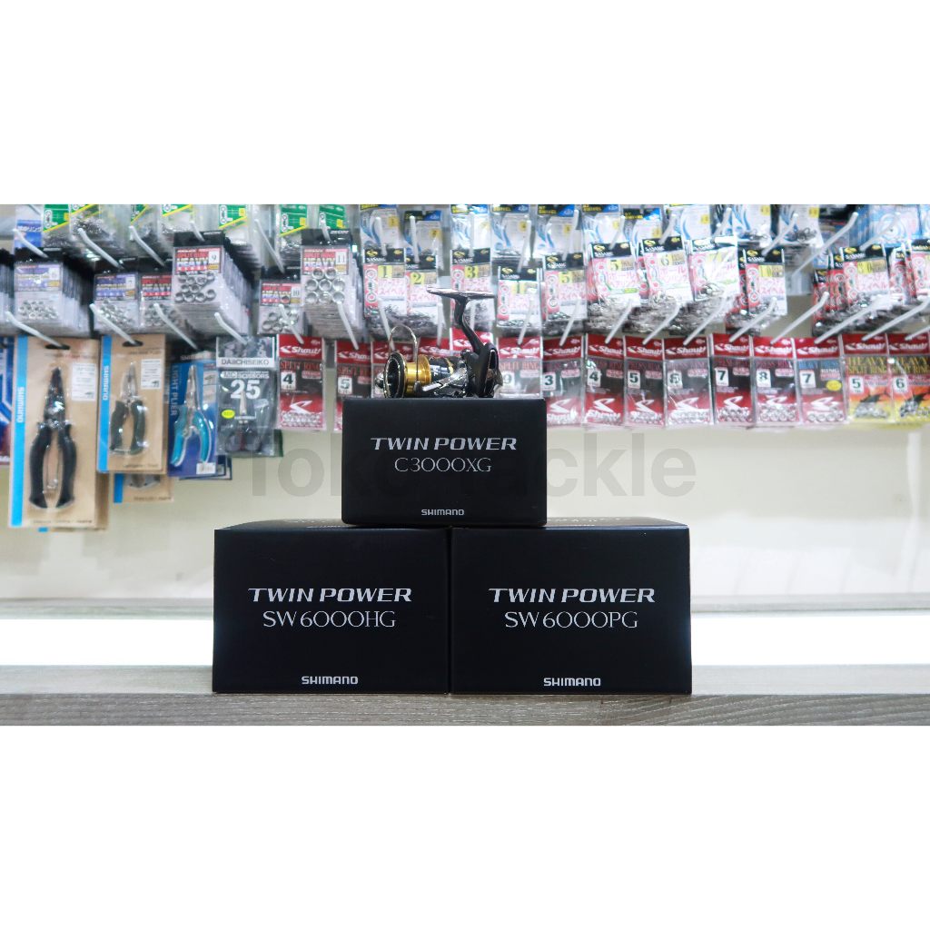 Reel Shimano Twinpower 2021 SW 6000PG 6000HG