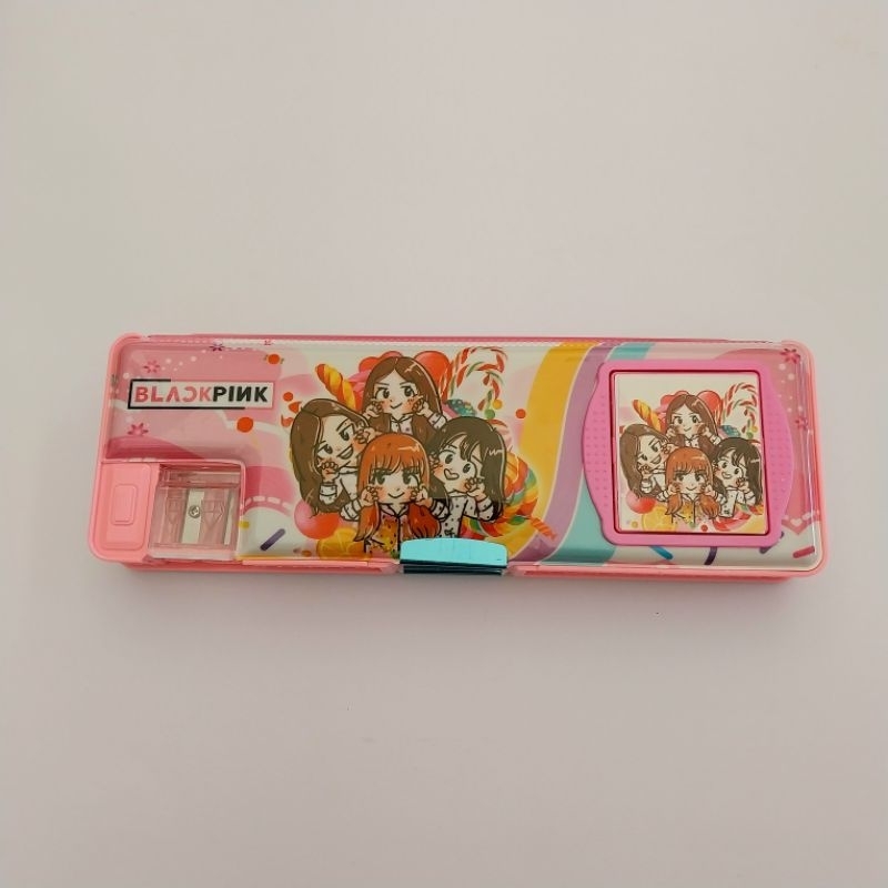 

(1 pcs) Pencil Case / Kotak Pensil Magnet Karakter + Orotan PB-11