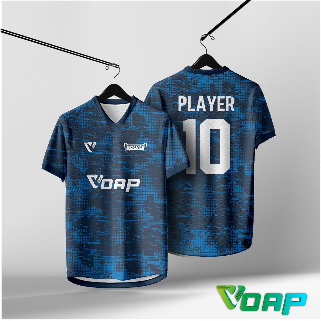 JERSEY FUTSAL JERSEY BOLA / BAJU BOLA CUSTOM FULL PRINTING GRATIS NAMA LOGO DAN SPONSOR