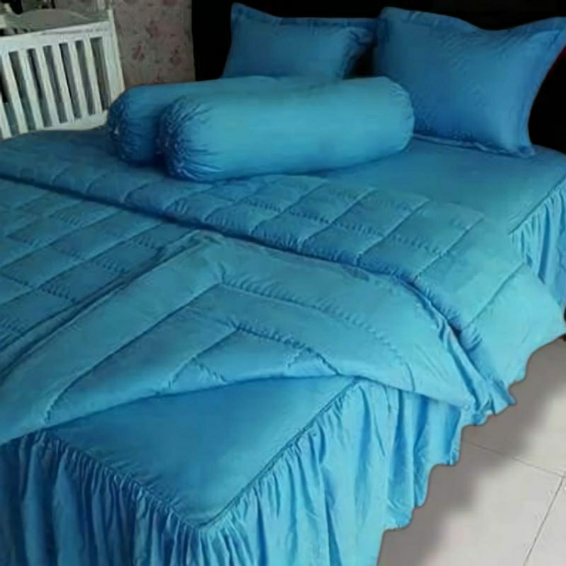 PROMO DISKON Sprei Rumbai dan Bedcover Polos Tinggi 25