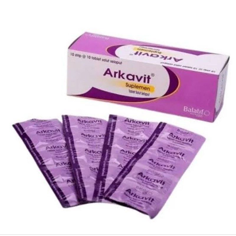 Arkavit Ungu Suplemen Vitamin B Kompleks Kesehatan