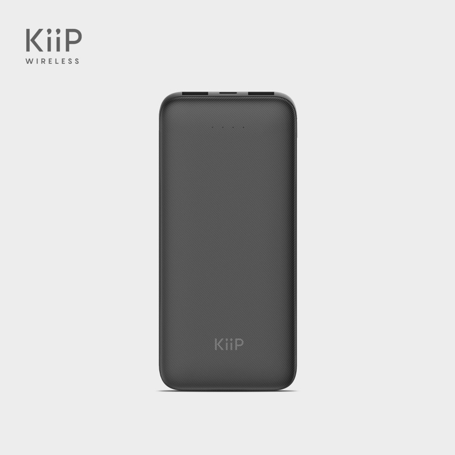 KIIP E33 POWER BANK SLIM 10000MAH TYPE-C MICRO USB PORT
