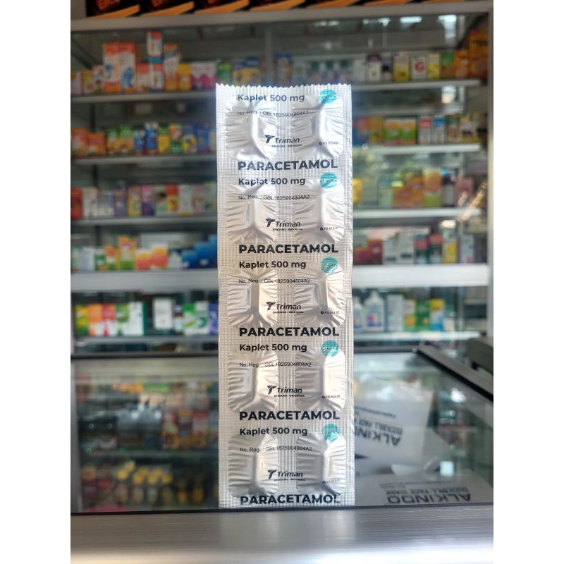 Paracetamol Tablet Triman Strip