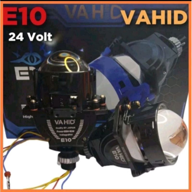 VAHID E10 24VOLT BILED PROJECTOR 3INCH PRUPLE LENZ FROM BUS &TRUK 24VOL