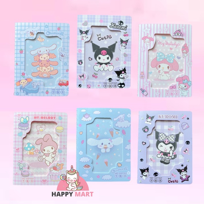 

Model Baru Notes motif sanrio COLLORFULL motif dalam melody kuromi cinnamoroll