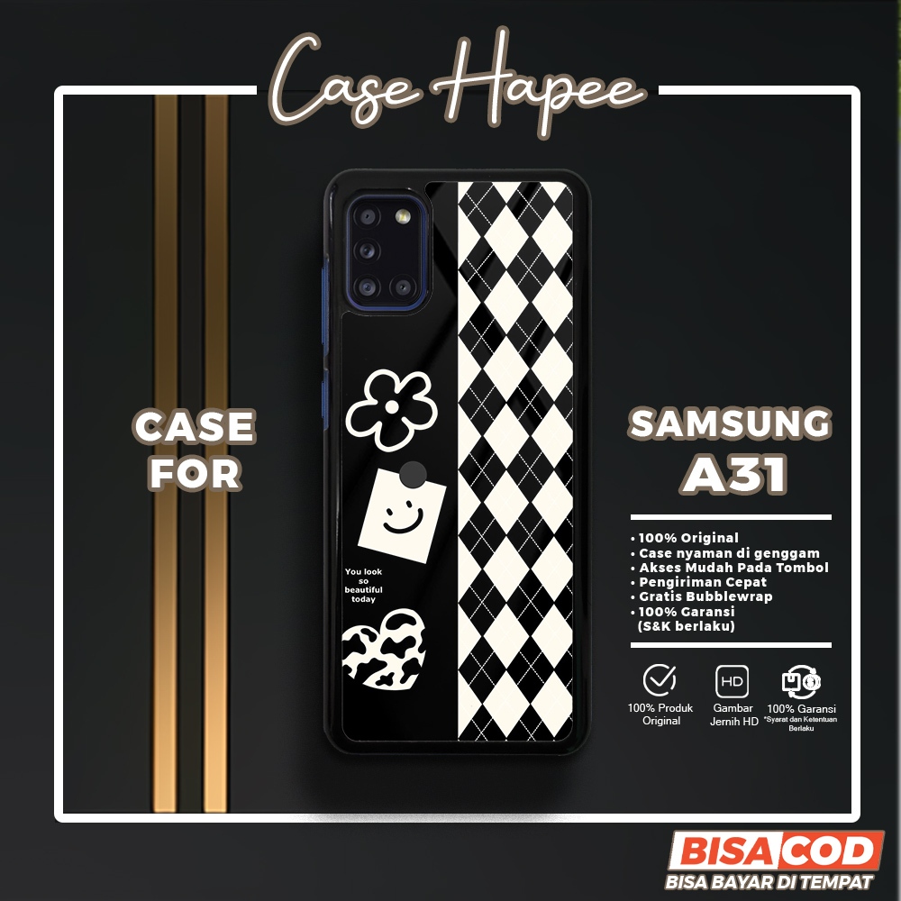 Case Samsung A31 Casing Samsung A31 [CHSB] Casehapee Case Glossy Case Aesthetic Custom Case Premium 