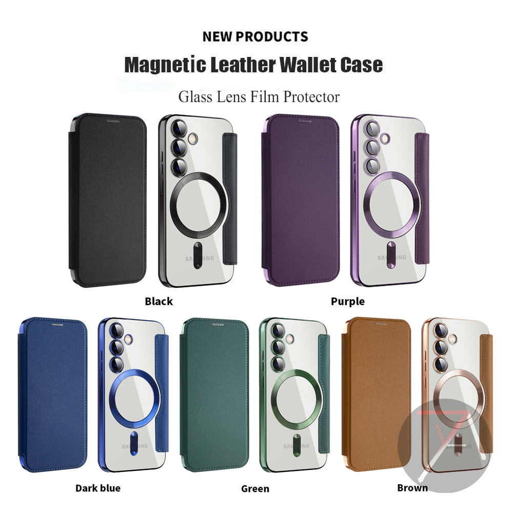 cuci gudang bunso elk flip case untuk samsung galaxy s25 ultra edge plus fe s24 s23 s22 s21 5g