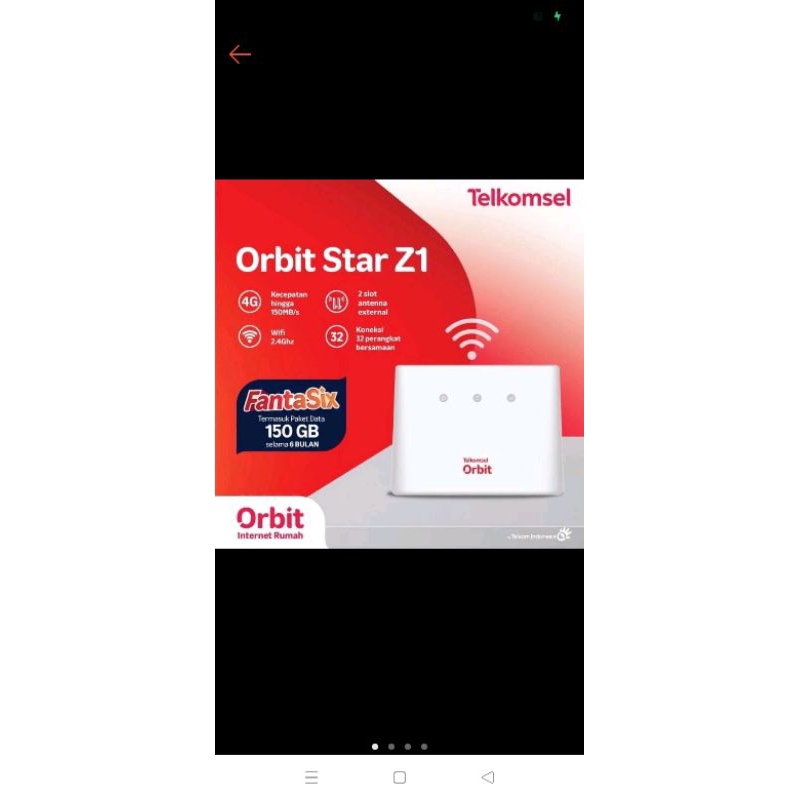 preloved telkomsel orbit Z1