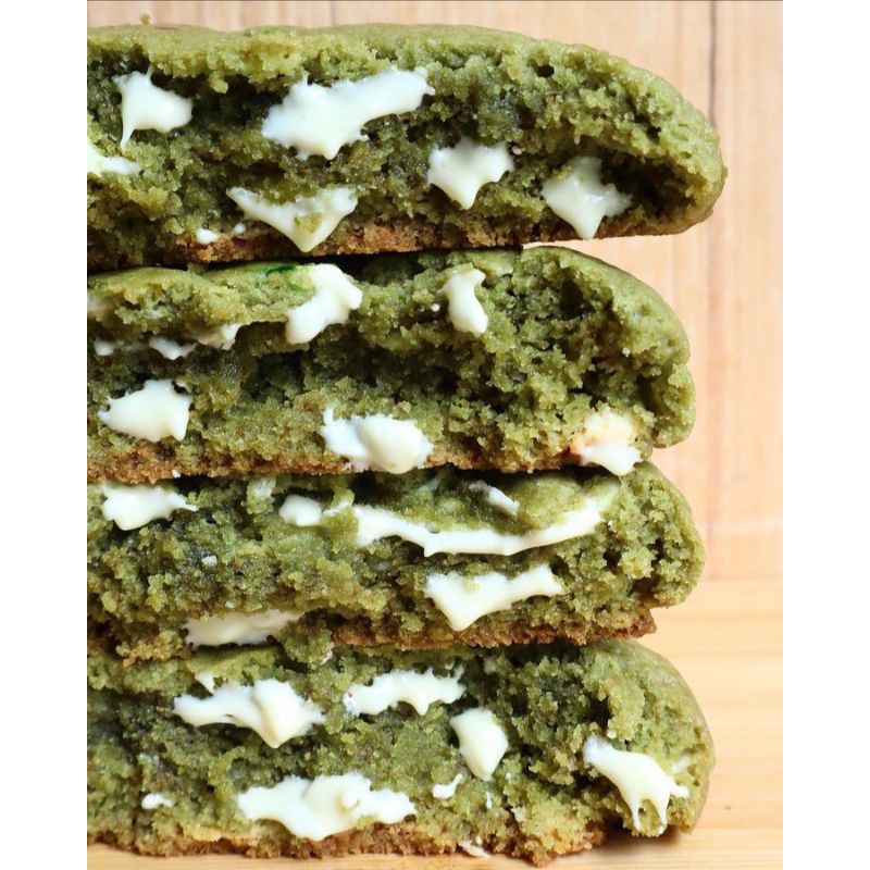 

Brokies-cookies matcha