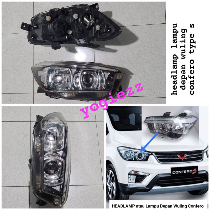 headlamp lampu depan wuling confero head lamp wuling confero type s headlamp ory