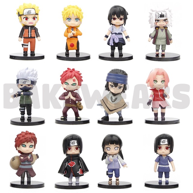 Top Designq7Q1c Action Figure Naruto Cute Mini Kawaii Version 2  Naruto Sakura Kakashi Gaara Itachi 