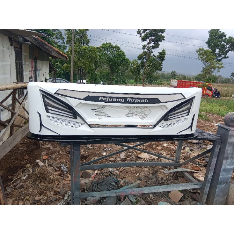 bemper depan new carry bahan plat