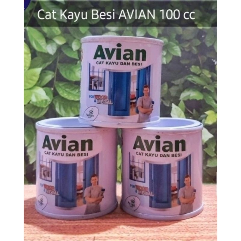 Cat Minyak Avian Kecil Cat Sintetis Besi Kayu 100 cc 100cc